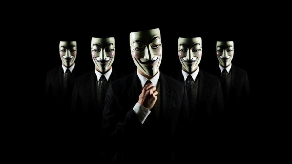 men in guy fawkes masks