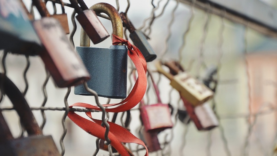 locks on fence