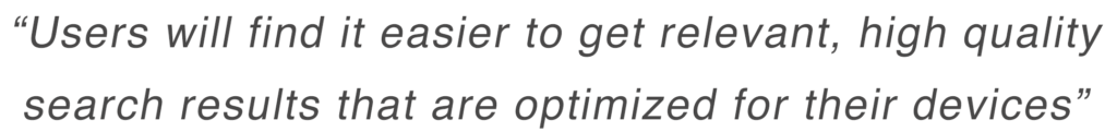 Google Webmaster mobilegeddon Quote sovrn.com