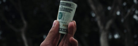 hand holding money