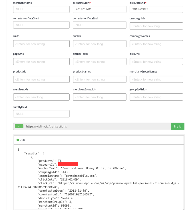 API Implementation with Commerce