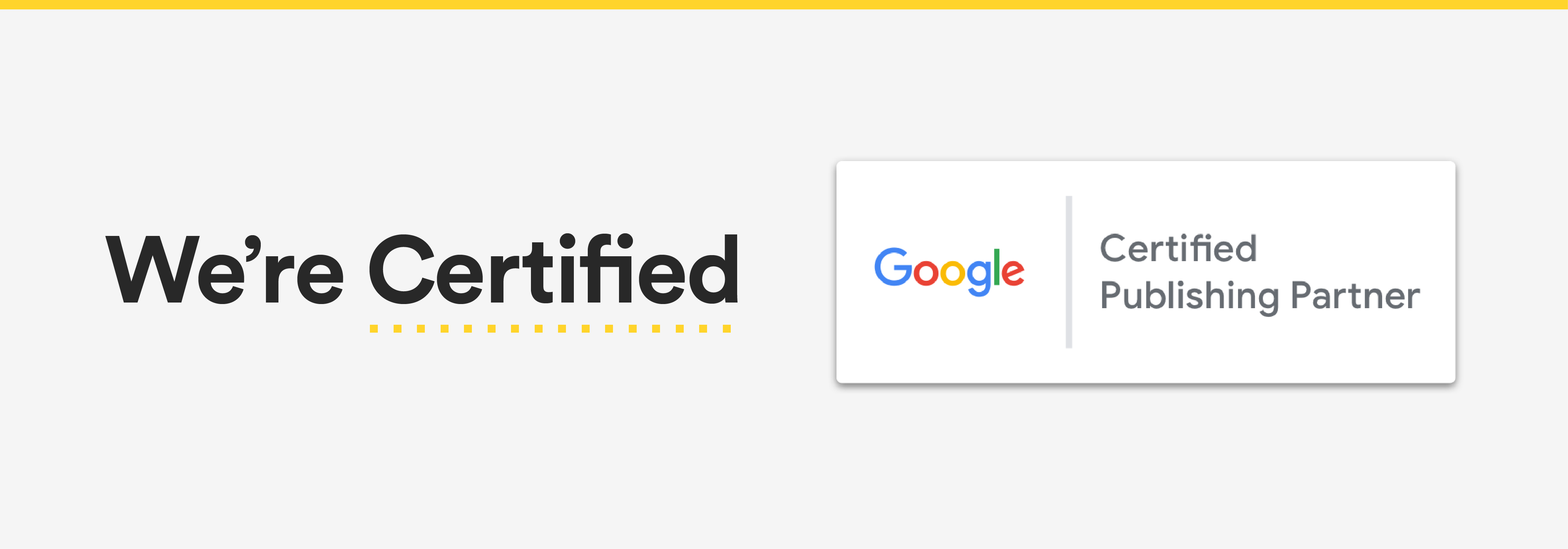 Sovrn Confirmed as Google Certified Publishing Partner