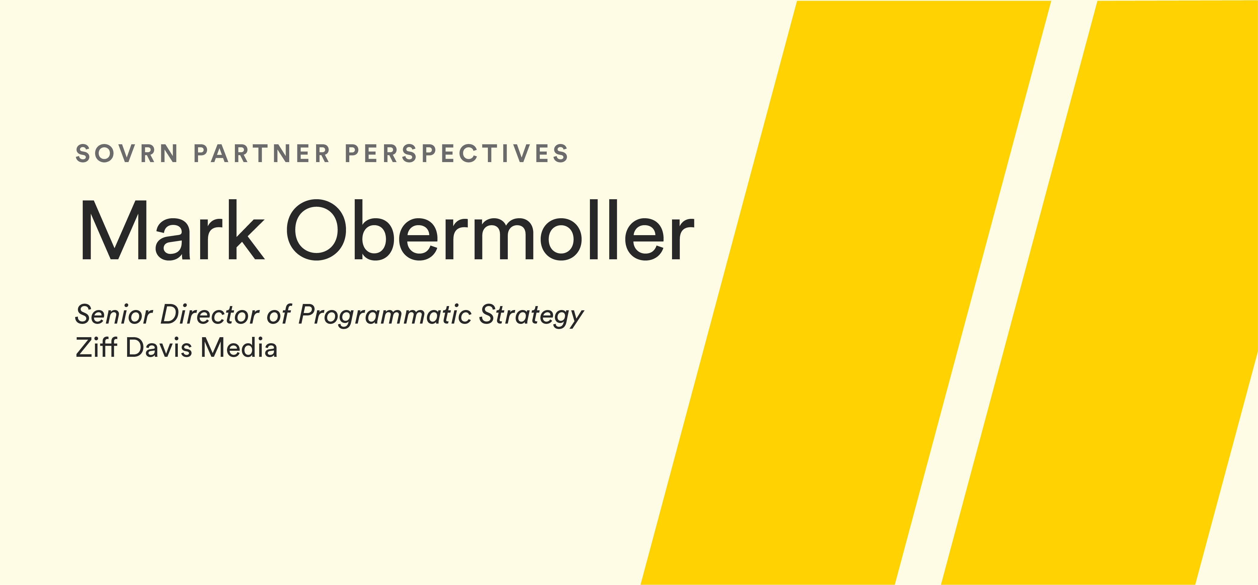Steering Committee Spotlight: Insights from Mark Obermoller